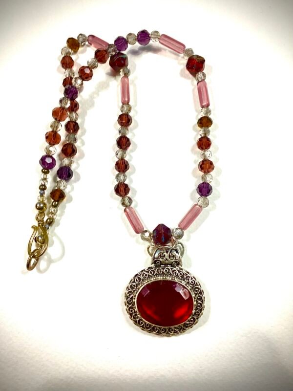 garnet in sterling