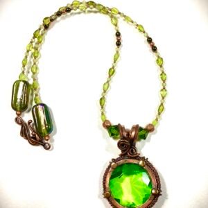 Large green peridot