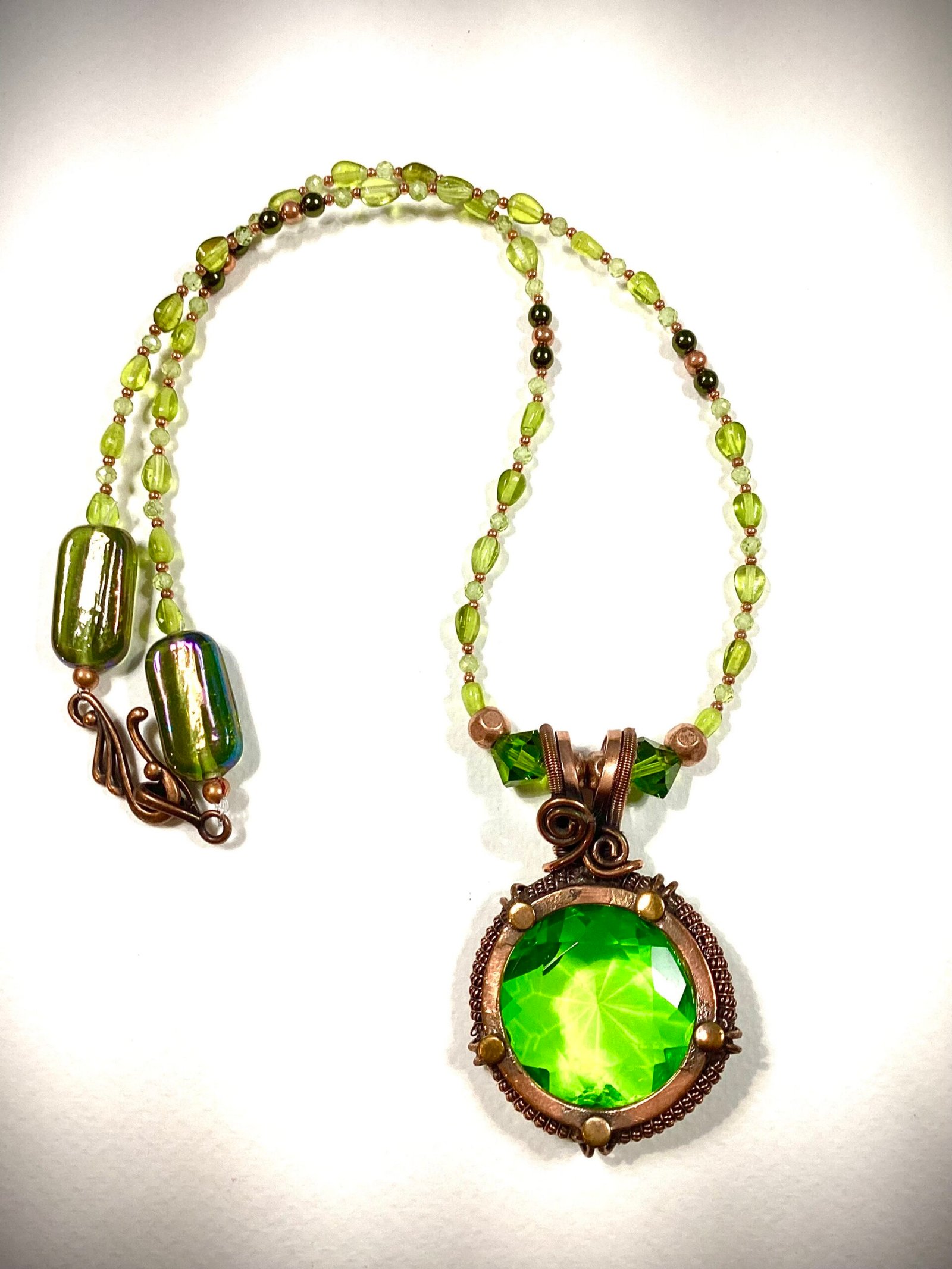 Large green peridot