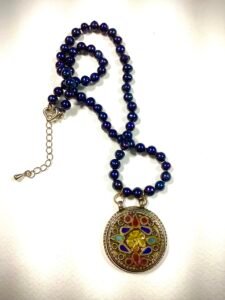 Tibetan inlay precious stones