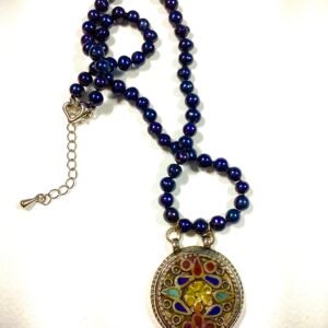 Tibetan inlay precious stones