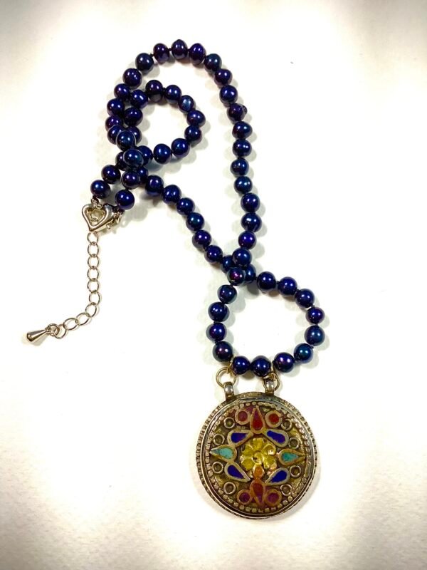 Tibetan inlay precious stones