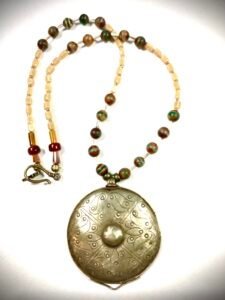vintage Hazara cast brass