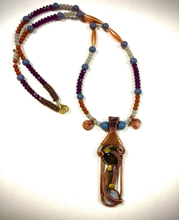 Copper-wired onyx