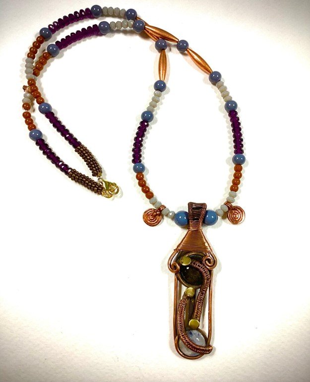 Copper-wired onyx