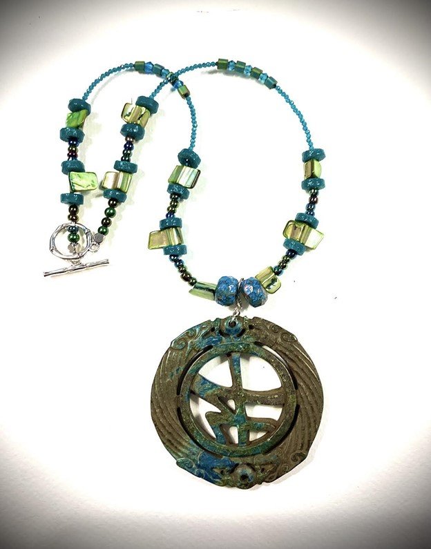 Green/teal jade