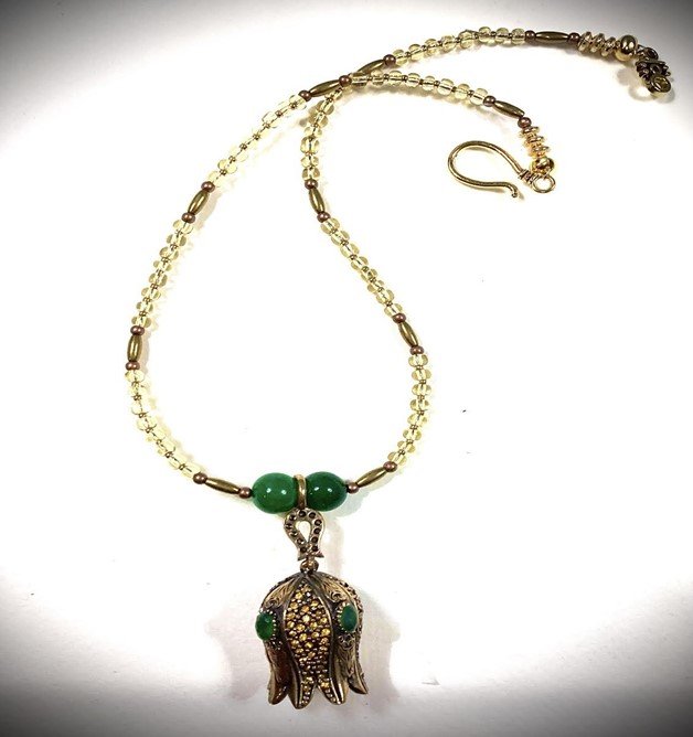 Bronze Ottoman pendant