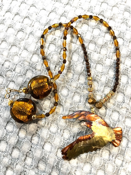 black and brown stone necklaces for women