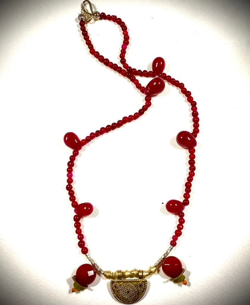 Red Stone Necklaces for Women